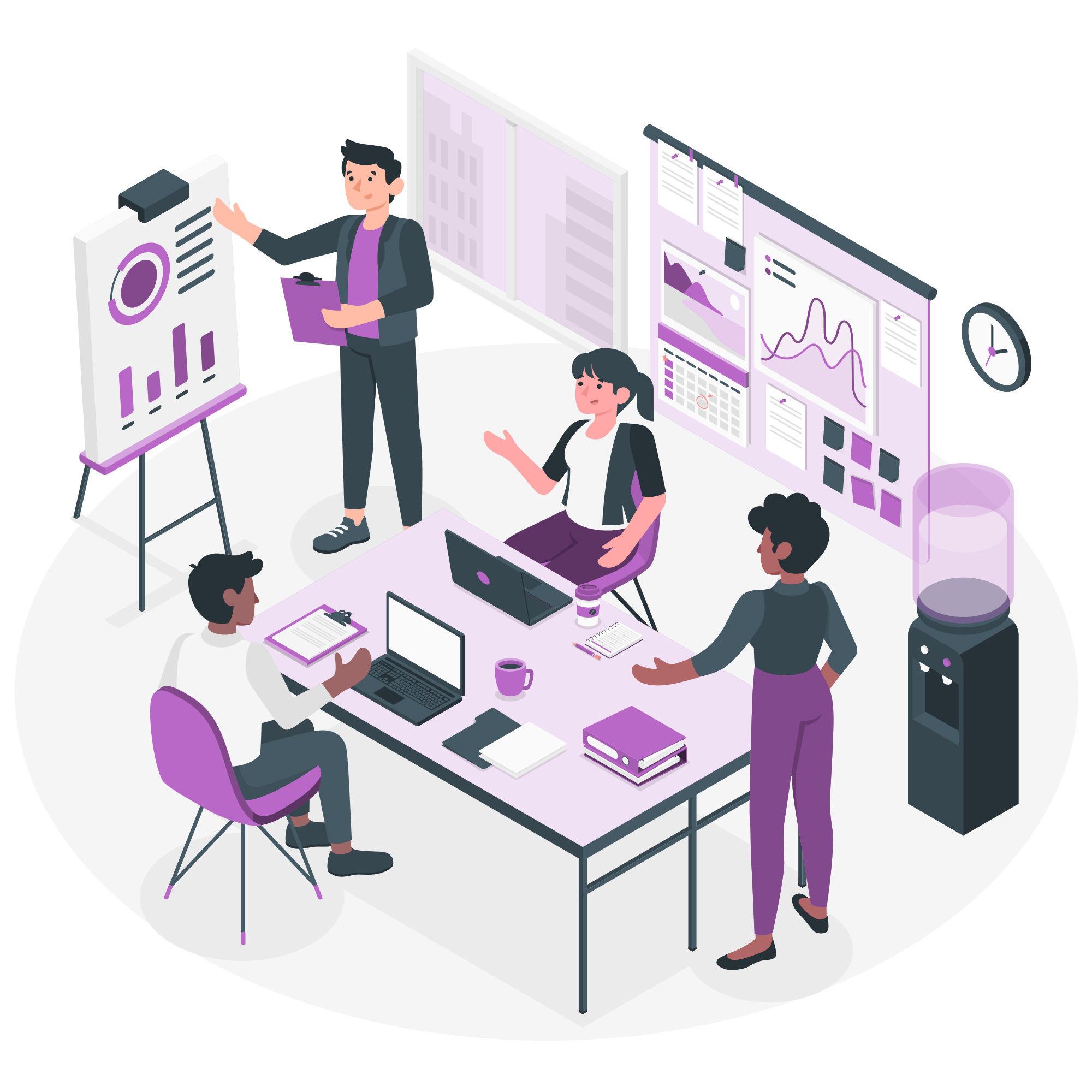 Illustration of financial planning tools